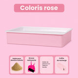 Table créative sable