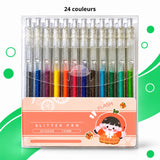 Stylo gel scintillant