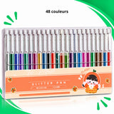 Stylo gel scintillant