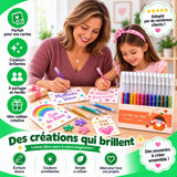 Stylo gel scintillant