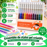 Stylo gel scintillant