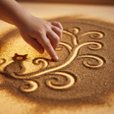 Table créative sable