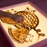 Table créative sable