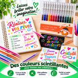 Stylo gel scintillant