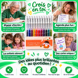 Stylo gel scintillant